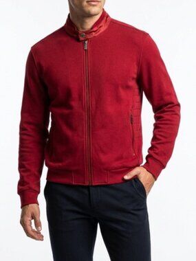 Zegna Sport full zip jacket red men's size M